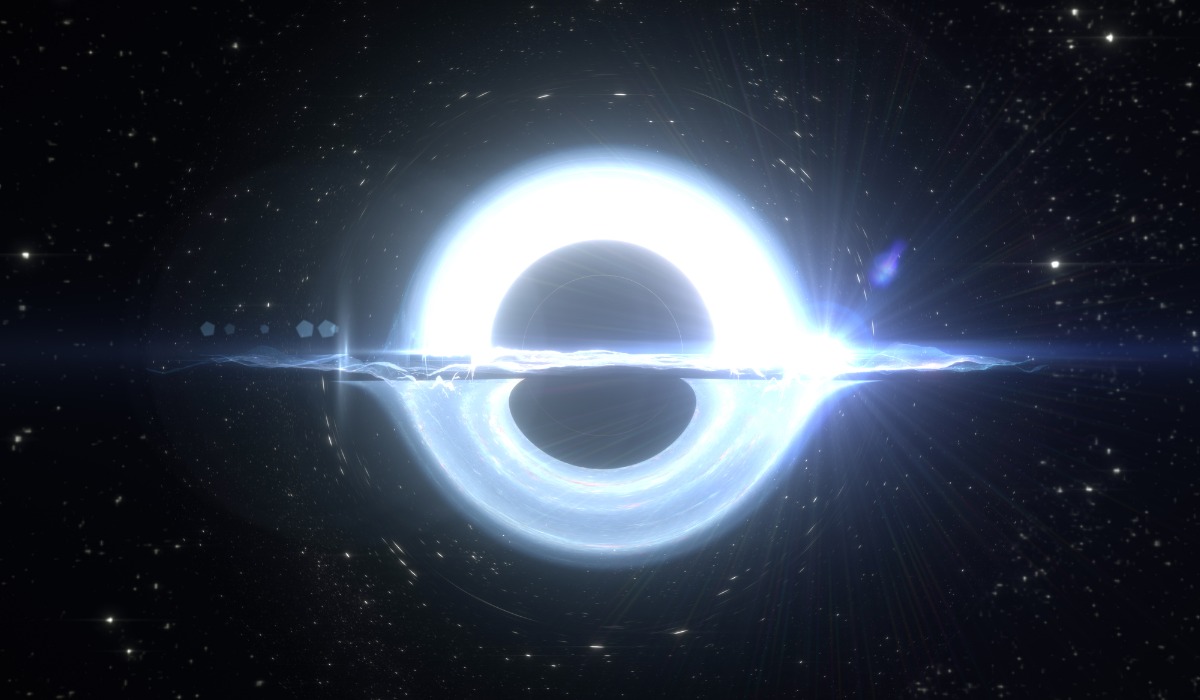 El acercamiento de dos agujeros negros terminará en una colisión.