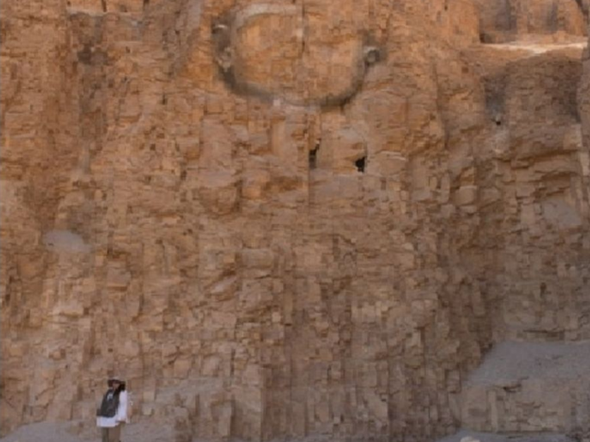 Hallaron los vestigios de una esfinge faraónica en Luxor.