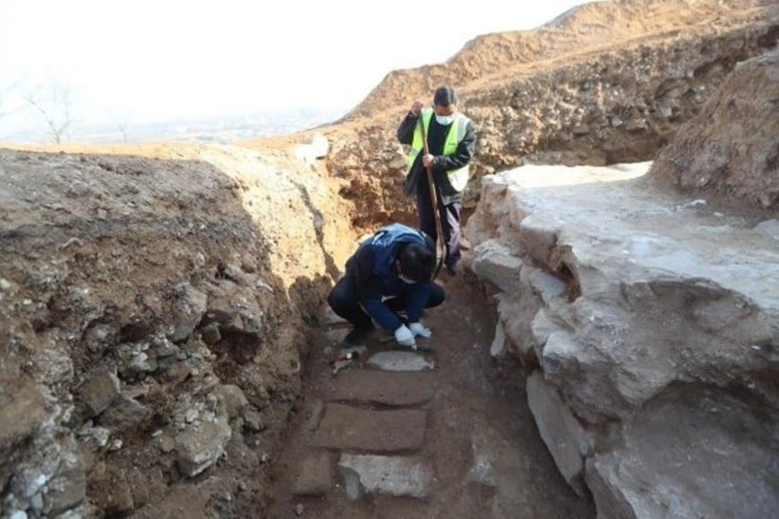 Los arqueólogos estiman que el sitio era un almacén de armas.