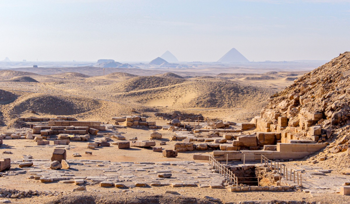 Saqqara, el emplazamiento de la necrópolis principal de la ciudad de Menfis.