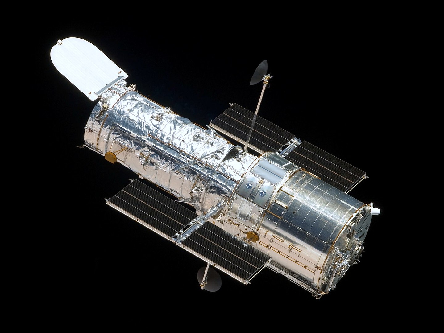 El telescopio espacial Hubble.