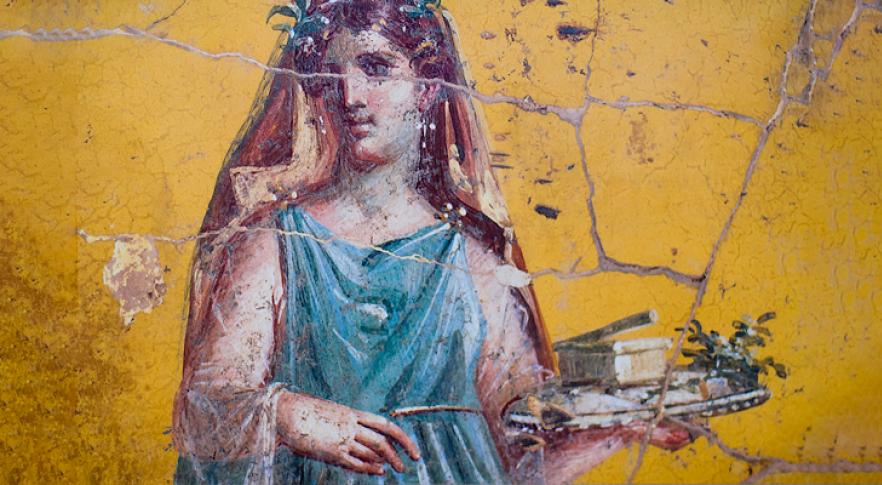 Robot Reconstruye Fresco Pompeya