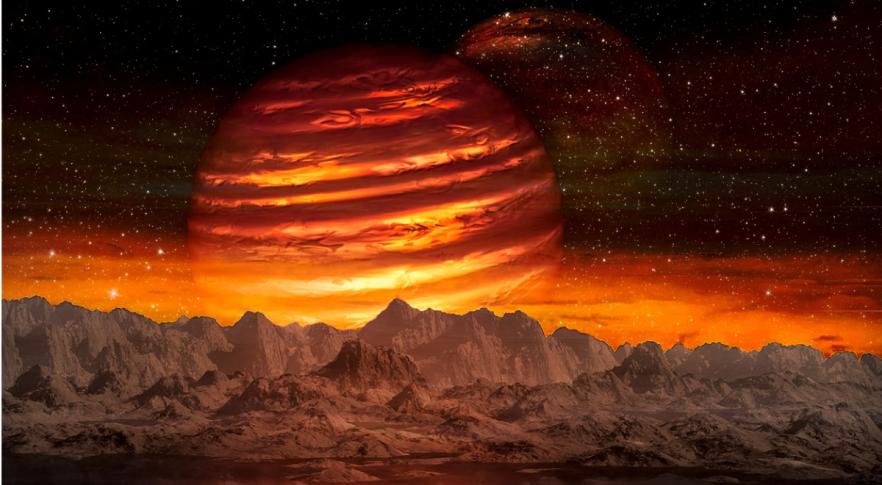 Astrónomos descubren un planeta gigante con dos soles