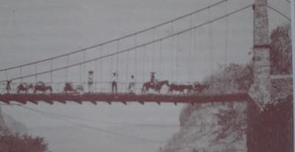 Se construyó primer puente colgante de Latinoamérica-0