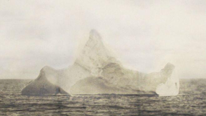 Esta es la fotografía que retrata el presunto iceberg que hundió al Titanic-0