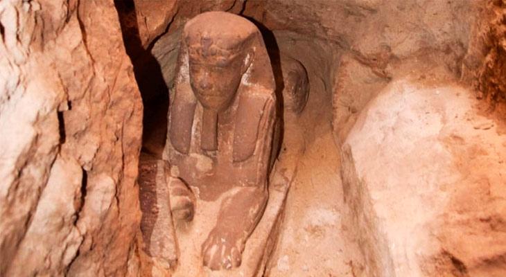 Descubrieron una milenaria esfinge en Egipto-0