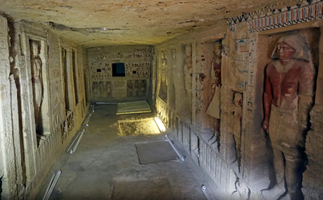 Egipto anunció el hallazgo de una tumba «única» de 4.400 años de antigüedad-0