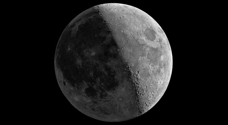 Hallan gigantesca masa metálica enterrada en lado oscuro de la luna-0