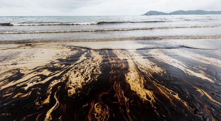 Un derrame de petróleo cubre de negro las playas de Brasil-0