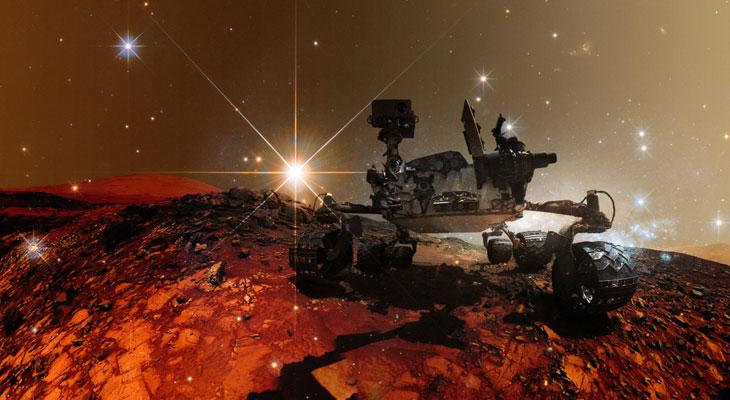 El inquietante paisaje marciano capturado por Curiosity-0