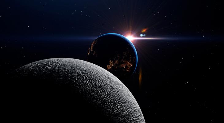 Esta noche: la Luna se alineará con Marte, Júpiter y Saturno-0