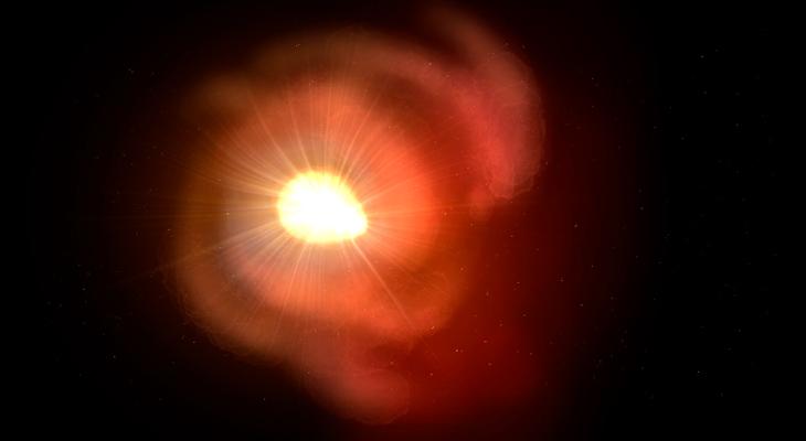 Hito astronómico: hallan una estrella con forma de lágrima-0