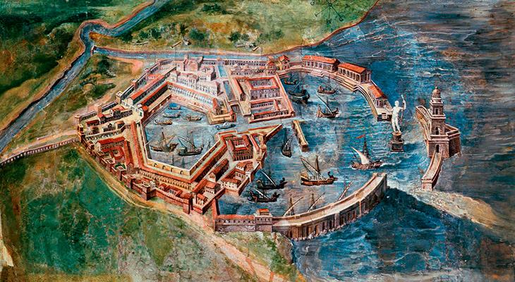 Portus: el imponente puerto romano construido por el emperador Claudio-0