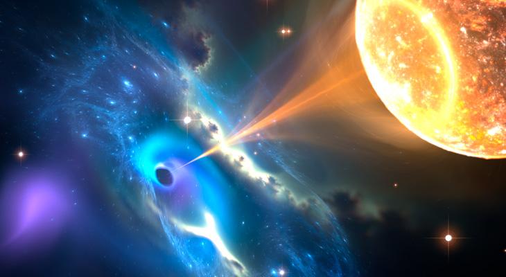 Detectan la colisión entre un agujero negro y un misterioso objeto astrofísico-0