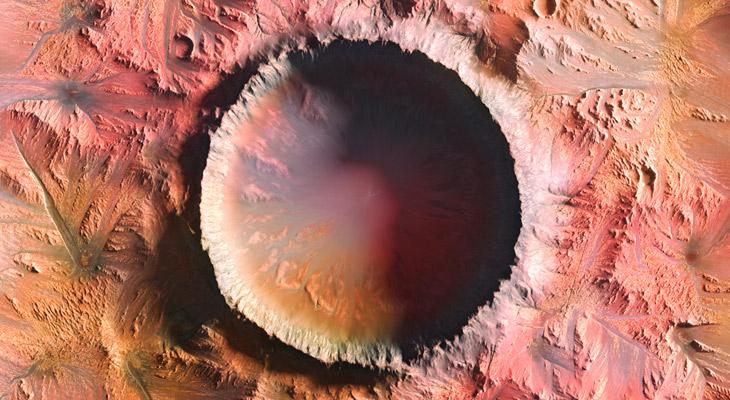 Misterio por el descubrimiento de nuevos cráteres en la superficie de Marte-0
