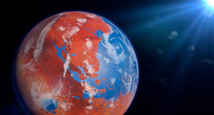 Agua en Marte: descubren evidencias de gigantescas inundaciones-0