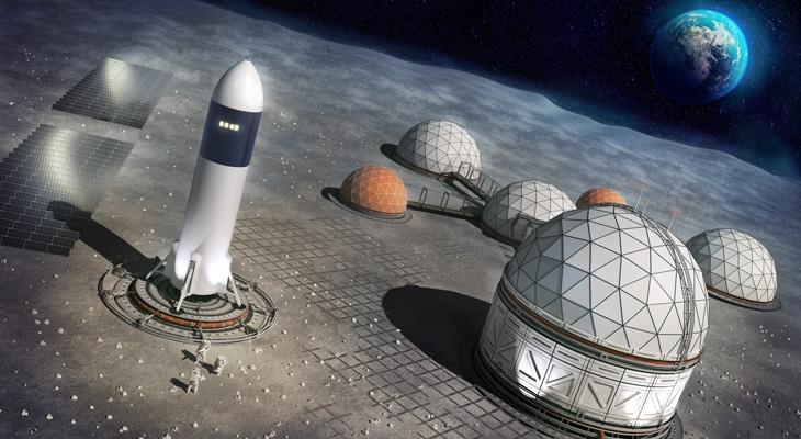 Una ciudad en la Luna: espectacular proyecto espacial de Europa-0