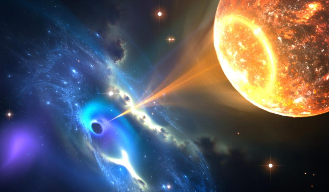 Descubren un agujero negro que fabrica estrellas en lugar de destruirlas (imágenes increíbles)-0