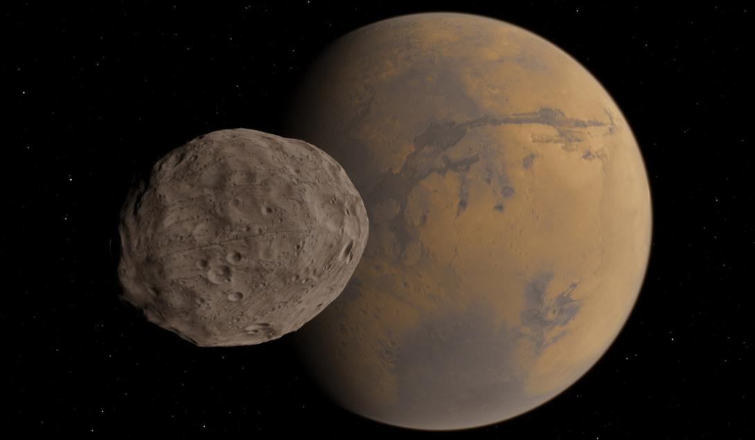 Fobos, una de las lunas marcianas, se estrellará, según la NASA-0